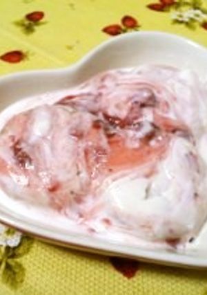ビスケット de ヨーグルトケーキ♪-レシピのメイン写真