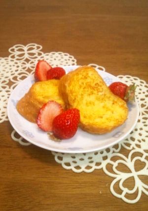 朝に簡単♪フランスパンでフレンチトースト-レシピのメイン写真