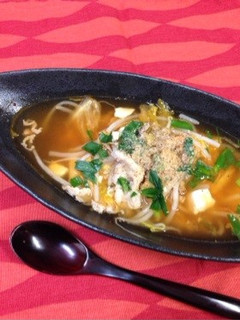 余ったキムチで簡単チゲスープ-レシピのメイン写真