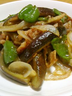 茄子と豚肉の味噌オイスターソース炒め-レシピのメイン写真
