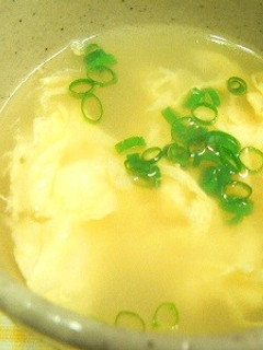 鶏つくねの茹で汁で作るかきたまスープ-レシピのメイン写真