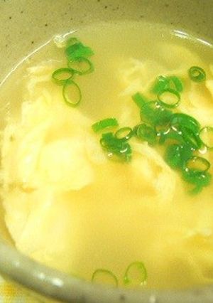 鶏つくねの茹で汁で作るかきたまスープ-レシピのメイン写真