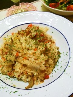 炊飯器で♪鶏ごぼうの和風ピラフ-レシピのメイン写真