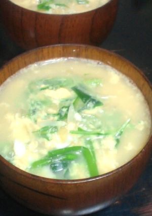 青菜の卵スープ-レシピのメイン写真
