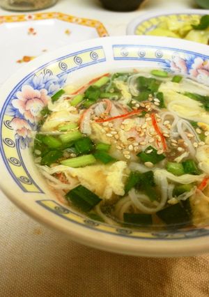 ＊かにかまとニラの中華スープ＊-レシピのメイン写真