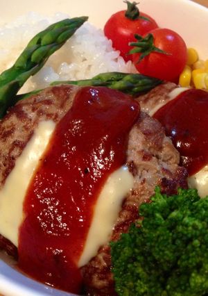 ❀肉汁で簡単デミグラス風ハンバーグ❀-レシピのメイン写真