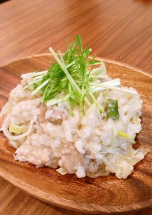 鶏肉とまいたけの濃厚クリームリゾット☆-レシピのメイン写真