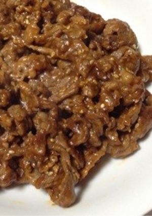 楽チン簡単☆牛肉のケチャップソース炒め♪-レシピのメイン写真