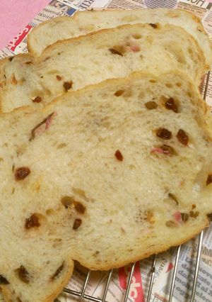 春だから✿HBチェリーと桜の食パン♪-レシピのメイン写真