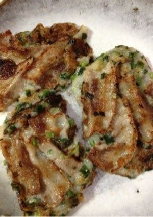 青ねぎたっぷり☆長いも・豚バラのお焼き-レシピのメイン写真