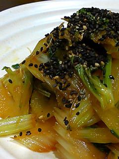 セロリの簡単甘辛炒め-レシピのメイン写真