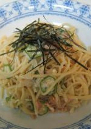 オクラとシーチキンのパスタ-レシピのメイン写真