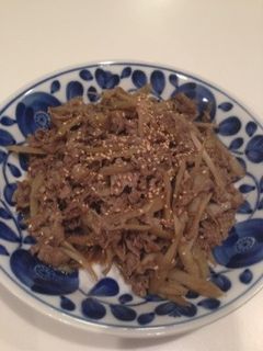 牛肉とごぼうの時雨煮-レシピのメイン写真