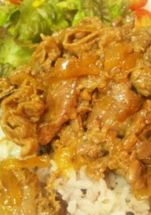 簡単!豪快!!男の牛丼-レシピのメイン写真