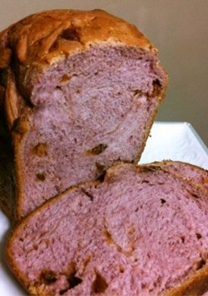 キレイ色♪イチジク＆干柿食パン☆-レシピのメイン写真