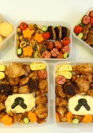 お花見しよ！リラックマお弁当-レシピのメイン写真