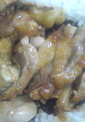 照り焼きチキン丼弁当♪-レシピのメイン写真
