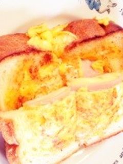 フライパンで作る!簡単ホットサンド-レシピのメイン写真