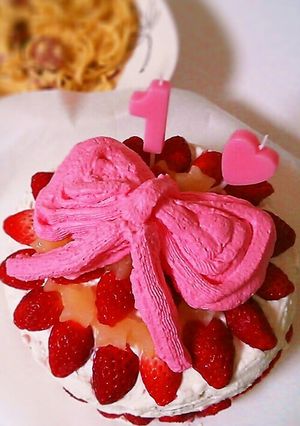 リボンcake-レシピのメイン写真