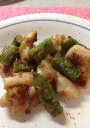 鶏肉とアスパラ-レシピのメイン写真