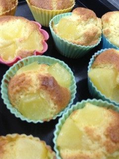 HMで!煮込みリンゴのカップケーキ-レシピのメイン写真
