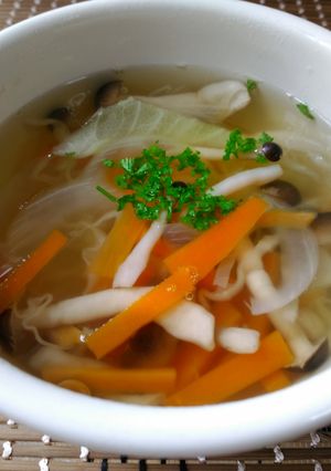 生姜入り野菜スープ-レシピのメイン写真