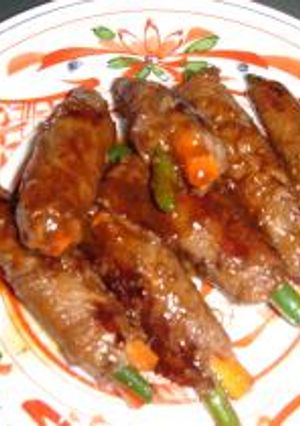 簡単!野菜の肉巻き-レシピのメイン写真