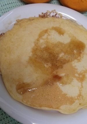ダノンビオでふわふわパンケーキ-レシピのメイン写真