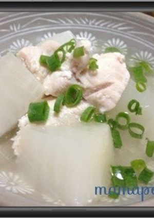 圧力鍋☆鶏胸肉と大根のスープ煮-レシピのメイン写真