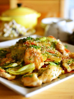 春キャベツと鶏むね肉のお好み焼き風-レシピのメイン写真