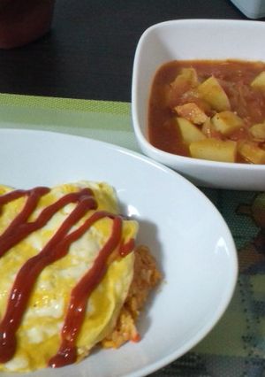 ずぼらオムライス-レシピのメイン写真