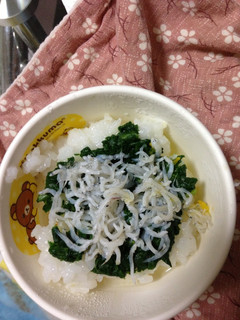 離乳食中期しらすほうれん草ご飯-レシピのメイン写真