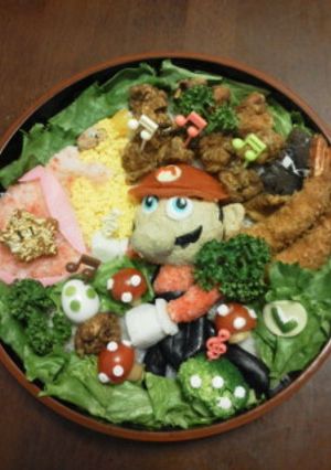 スーパーマリオのキャラ弁-レシピのメイン写真
