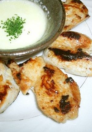 簡単おつまみ*ムネ肉でチーズフォンデュ-レシピのメイン写真