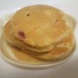 いちごとクリームチーズのパンケーキ