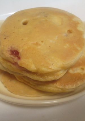 いちごとクリームチーズのパンケーキ-レシピのメイン写真