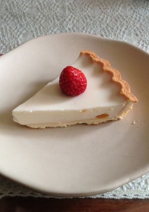 ダノンビオで作るヨーグルトタルト-レシピのメイン写真