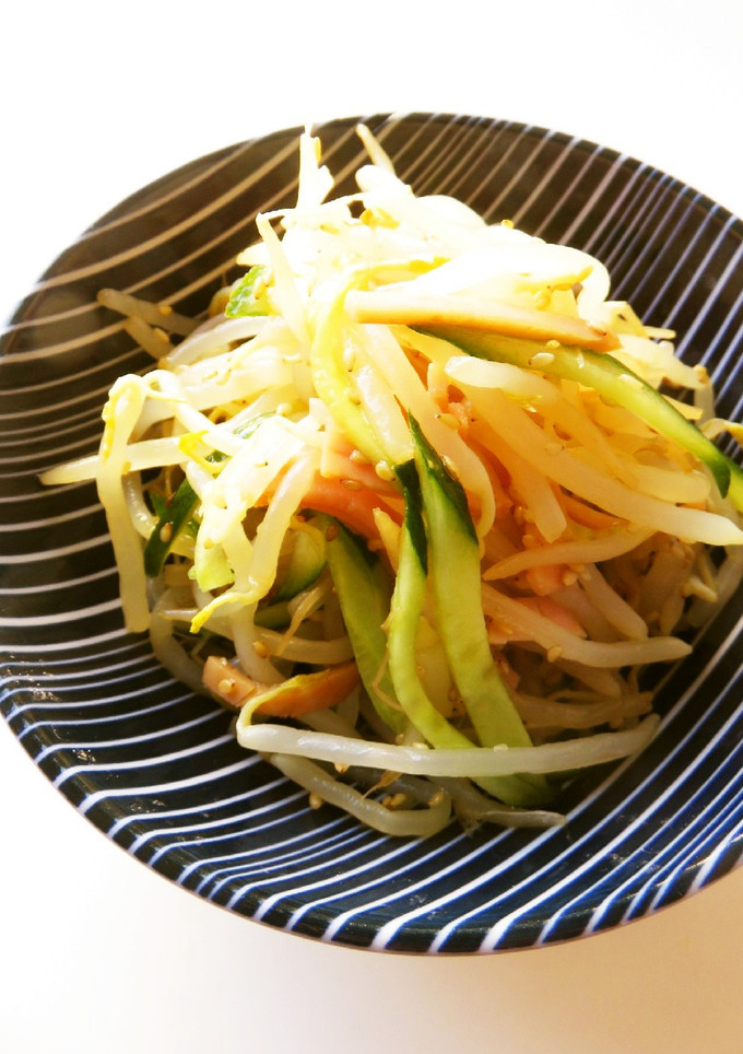 ☺️簡単♪もやしと胡瓜とハムの和え物☺️-レシピのメイン写真