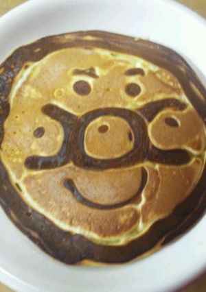 ☆お絵描きアンパンマンホットケーキ☆-レシピのメイン写真