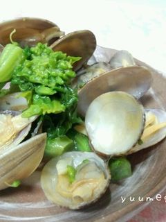 菜花とあさりのソテー-レシピのメイン写真