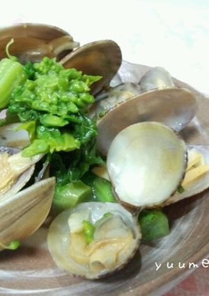 菜花とあさりのソテー-レシピのメイン写真