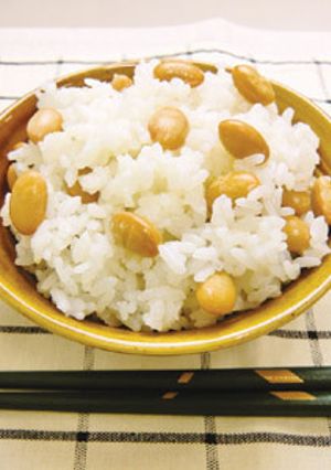 混ぜるだけ♪蒸し豆ごはん-レシピのメイン写真