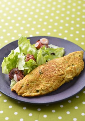 【糖質オフ】とろとろ豆腐の和風オムレツ-レシピのメイン写真