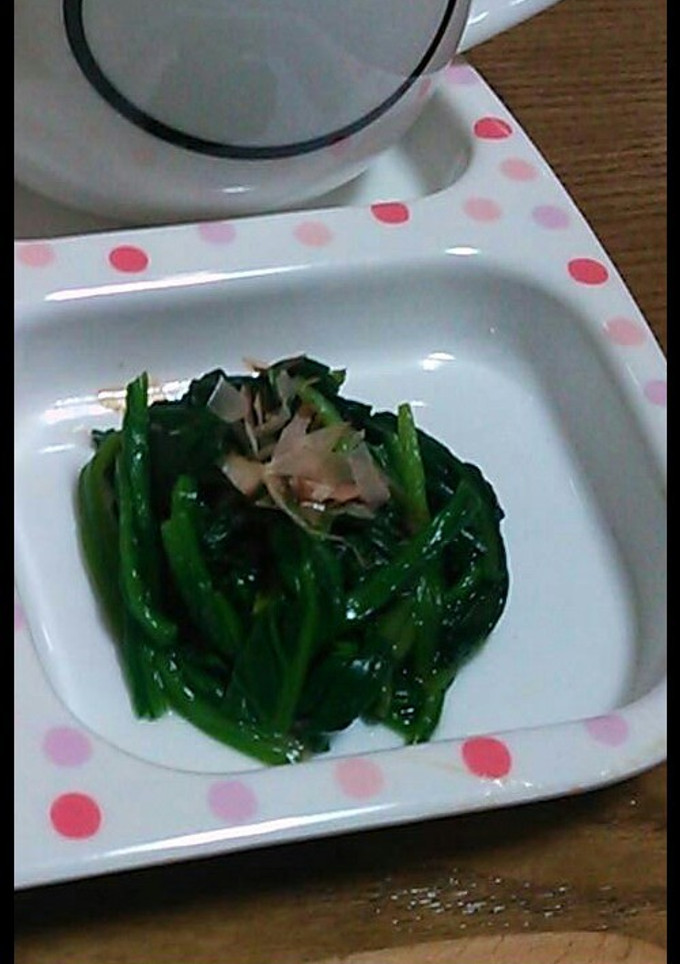 ほうれん草のめんつゆ和え-レシピのメイン写真