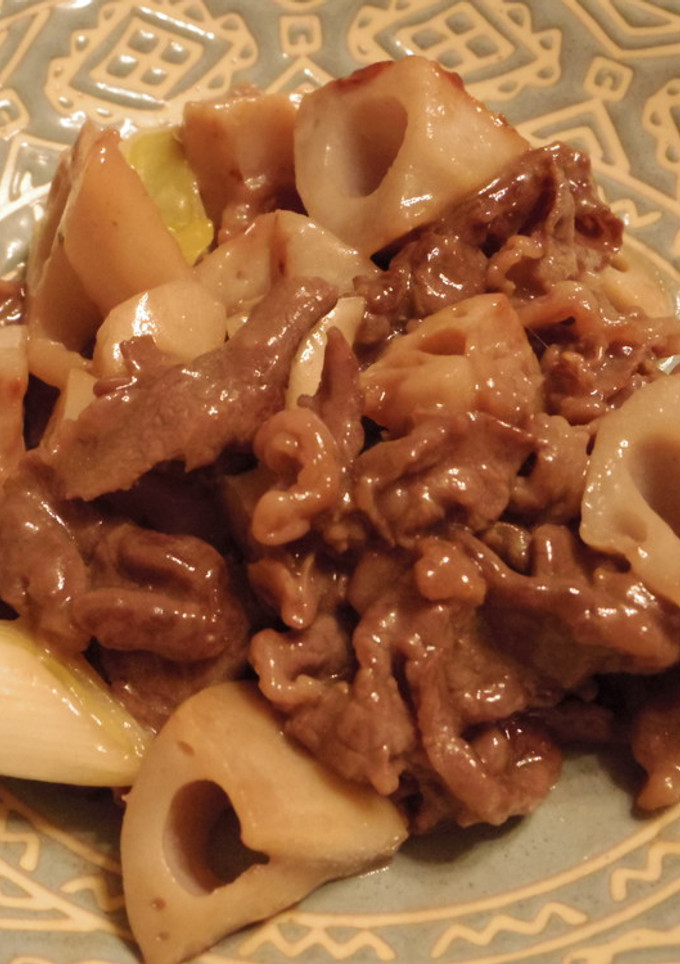 牛肉と蓮根の甘酢炒め-レシピのメイン写真