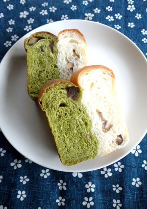 ２色の甘栗食パン-レシピのメイン写真