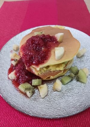 パンケーキファンタジアこくさんバージョン-レシピのメイン写真