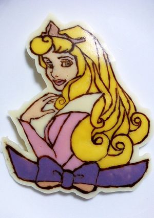 オーロラ姫（プリンセス）のキャラチョコ★-レシピのメイン写真