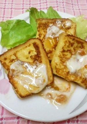 ダノンビオのフレンチトースト-レシピのメイン写真