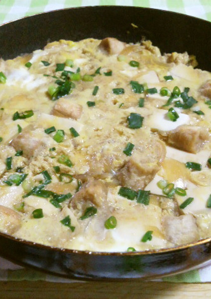 豆腐の簡単卵とじ-レシピのメイン写真